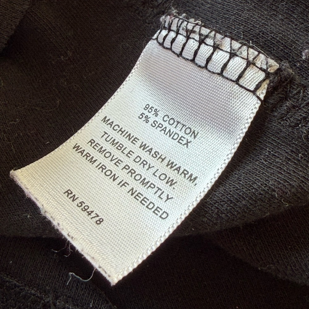 Cynthia Rowley Black Long Sleeve Top - Picture 5 of 6
